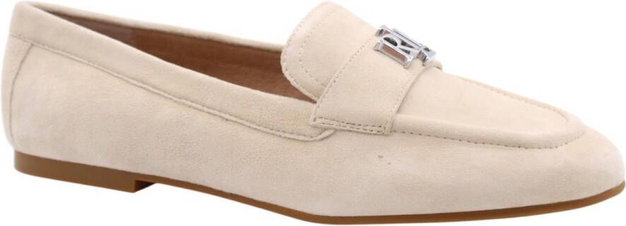 Lauren Ralph Lauren Loafers van leer met labelapplicatie model 'AVERI III'