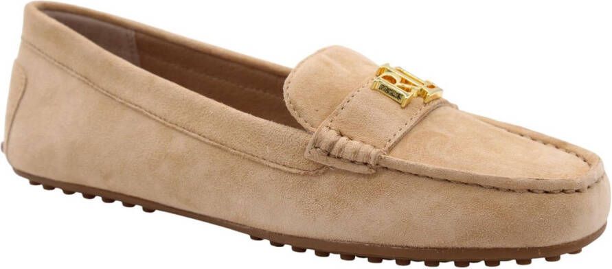LAUREN RALPH LAUREN Mocassins Dames Barnsbury Flats Maat: 37 Materiaal: Leer Kleur: Beige - Foto 2