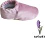 Lavendel Baby Slofjes Huisslippers Antislip Zool Kleurrijk Bedrukt Zacht Katoenen Comfortabel Oekotex Gecertificeerd Veilig voor Kinderen en Baby's Roze Fluweel - Thumbnail 2