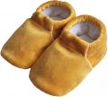 Lavendel Baby Slofjes Huisslippers Antislip Zool Kleurrijk Bedrukt Zacht Katoenen Comfortabel Oekotex Gecertificeerd Veilig voor Kinderen en Baby's Mosterd Fluweel - Goud