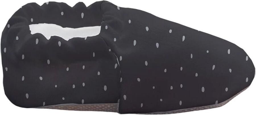 Lavendel Baby Slofjes Huisslippers Antislip Zool Kleurrijk Bedrukt Zacht Katoenen Comfortabel Oekotex Gecertificeerd Veilig voor Kinderen en Baby's Regendruppels