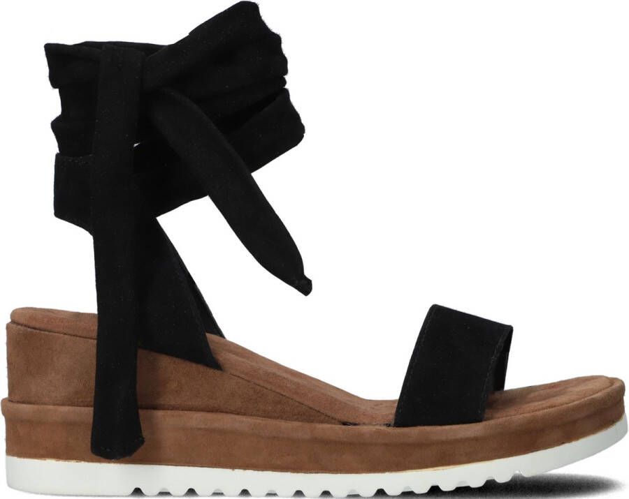 Lazamani 75.840 Sandalen Met Sleehak Dames Zwart