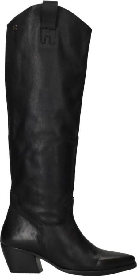 Lazamani Adaline Dames Laarzen Leer Black