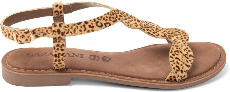 Lazamani Aida Dames Sandalen Leopard