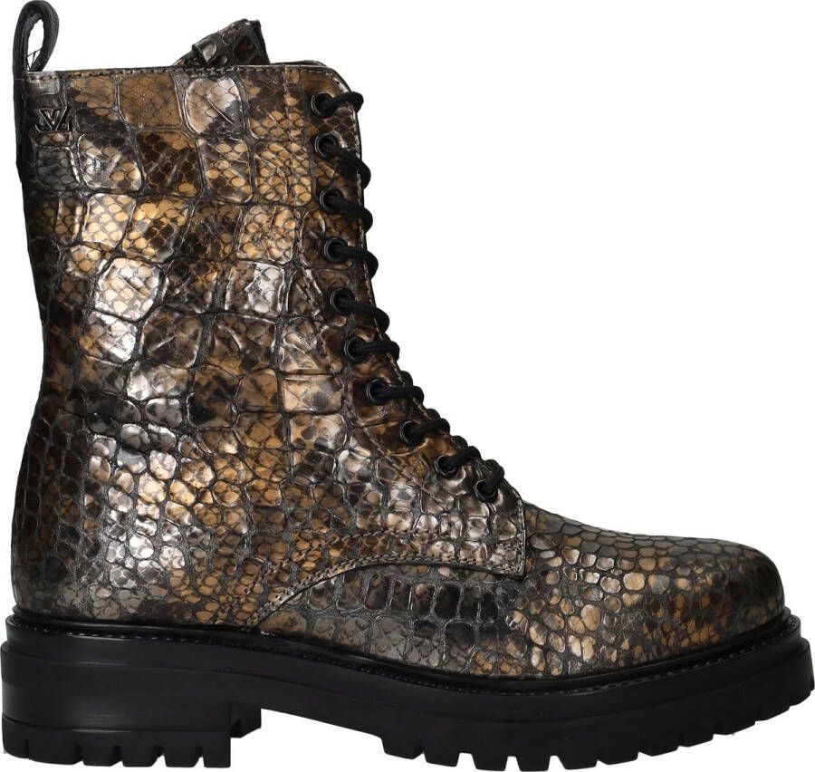 Lazamani Alize Dames Veterboots Leer Gold