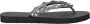 Lazamani Beach dames teenslipper Zwart - Thumbnail 1