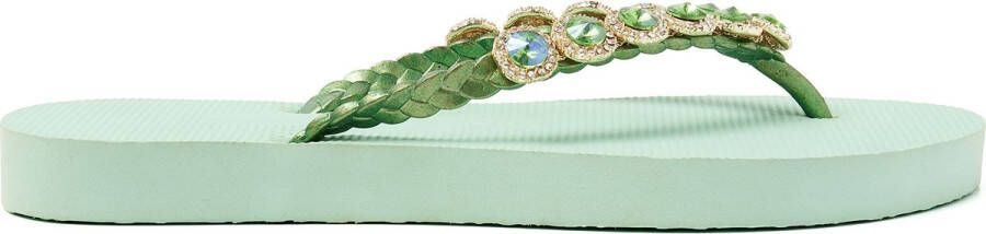 Lazamani Bora Dames Slippers Mint