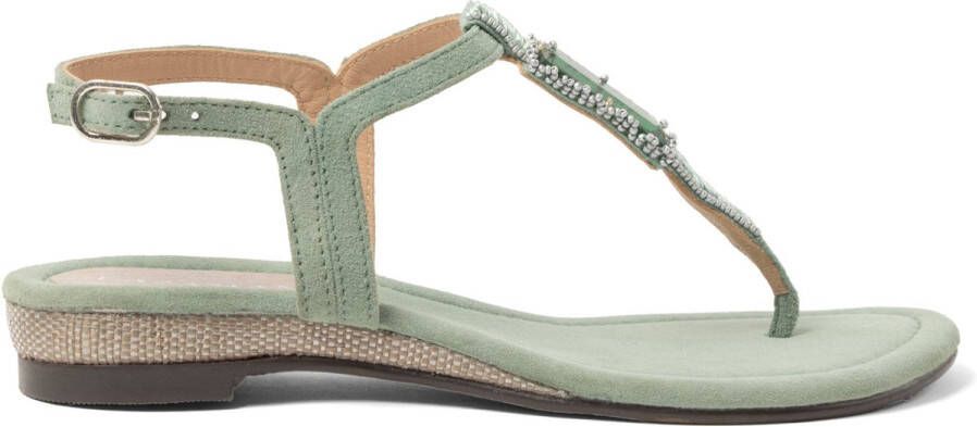 Lazamani Brienda Dames Sandalen Suede Sage