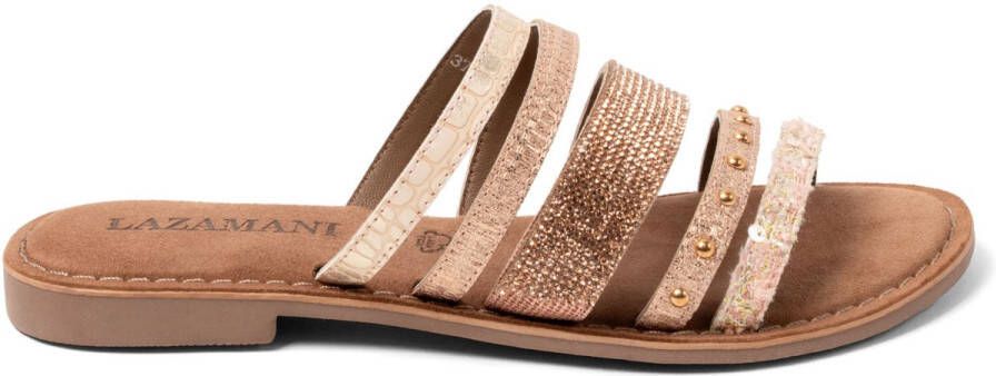 Lazamani Caro Dames Slippers Rose