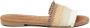 Lazamani Beige Geweven Touw Slippers Multicolor Dames - Thumbnail 7