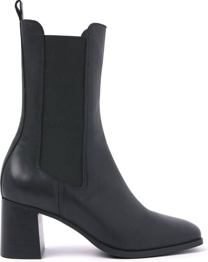 Lazamani Dames Chelsea Boots 57.326 Black Zwart Leer LA57326black