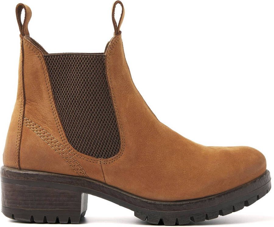 Lazamani Dames Chelsea Boots 68.001 Cognac