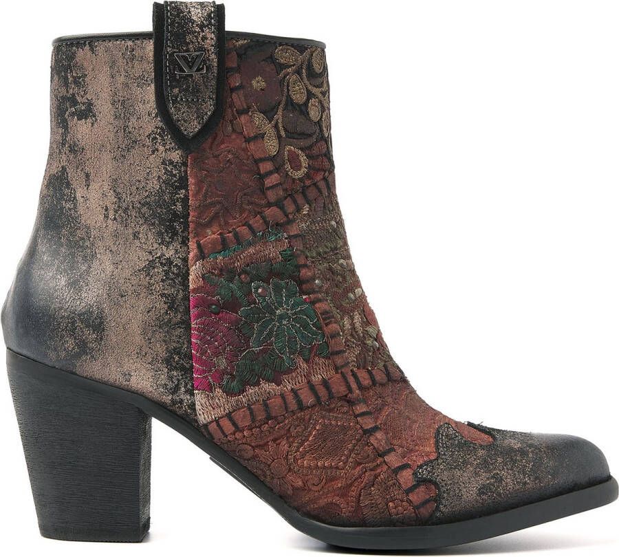 Lazamani Enkellaarzen ladies booties textile