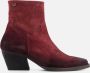 Laza i Bordeaux Western Enkellaarsje Bruin - Thumbnail 1