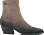 Lazamani Alix Dames Enkellaarsjes Suede Fango - Thumbnail 1