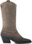 Lazamani Western Cowboy Boot met Zilveren Studs Gray Dames - Thumbnail 1