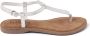 Lazamani Metallic Zilveren Sandalen Gray Dames - Thumbnail 2