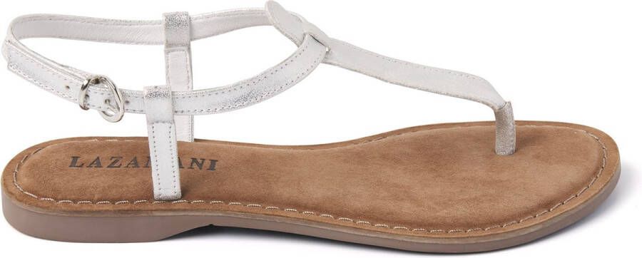 Lazamani Metallic Zilveren Sandalen Gray Dames - Foto 2