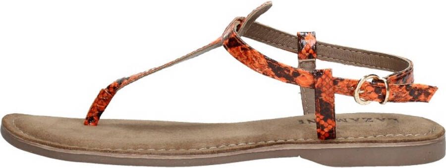 Lazamani Dames sandalen Trendy oranje