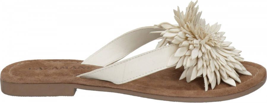 Lazamani dames slipper Off White