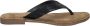 Lazamani 75.481 leren teenslippers met slangenprint zwart - Thumbnail 72