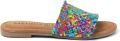 Lazamani Kleurrijke damessandalen stijlvol en comfortabel - Multicolor