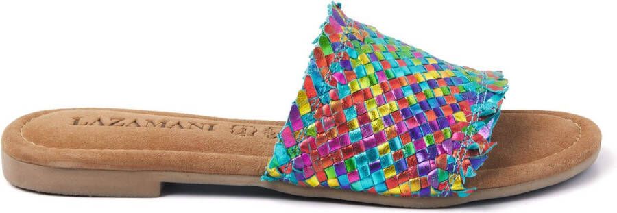 Lazamani Kleurrijke damessandalen stijlvol en comfortabel