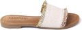 Lazamani Dames Slippers 33.486 Off-White - Wit