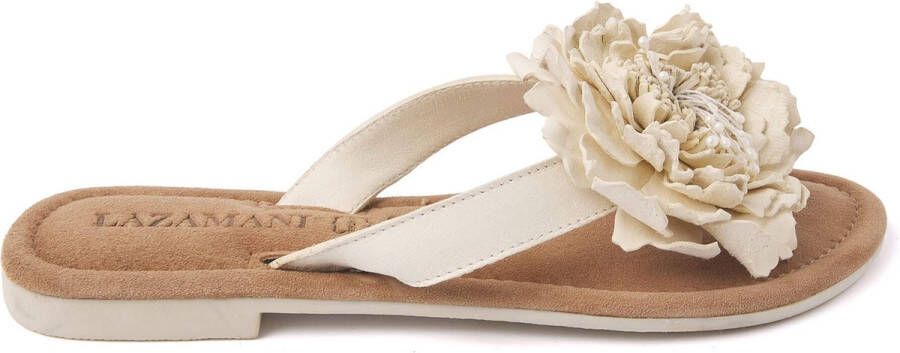 Lazamani 33.517 Slippers Dames Off White