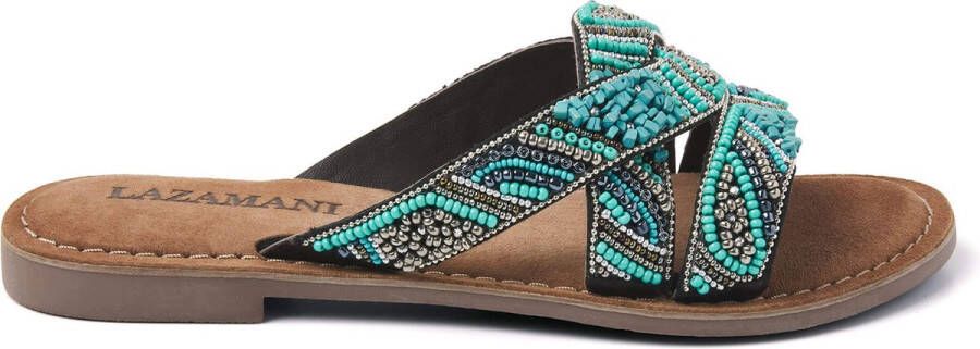 Lazamani Dames Slippers 75.337 Aqua