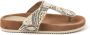 Lazamani Comfortabele Beige Slipper met Decoratieve Teen - Thumbnail 2