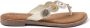 Lazamani Luna Leren Dames Slippers Off-White - Thumbnail 2