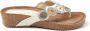Lazamani Dames Slippers 75.455 Off-White - Thumbnail 3