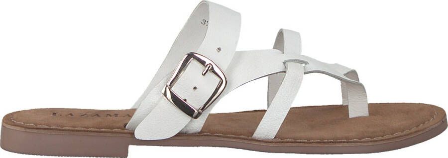 Lazamani Dames Slippers 75.608 Wit