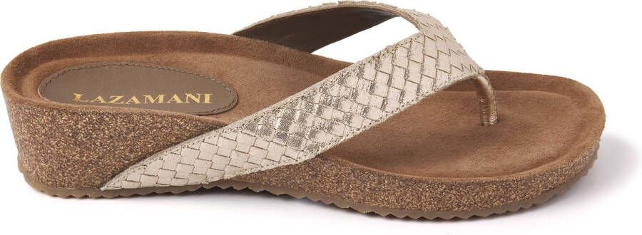 Lazamani Dames Slippers 75.807 Gold - Foto 2