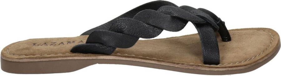Lazamani 75.283 Ladies Toe Slippers Black - Foto 4