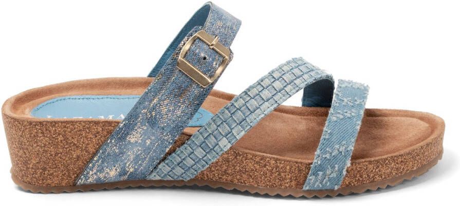 Lazamani Diega Dames Slippers Denim