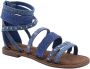 Lazamani Elina Dames Sandalen Denim - Thumbnail 1