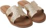 Lazamani 75.025 Sandalen Dames Goudkleurig - Thumbnail 3