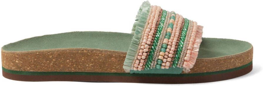 Lazamani Florita Dames Slippers Sage