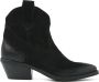 Lazamani Gigi Dames Enkellaarsjes Suede Black - Thumbnail 1