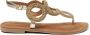 Lazamani Gita Leren Dames Sandalen Gold - Thumbnail 6