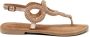 Lazamani Gita Leren Dames Sandalen Peach - Thumbnail 1