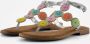 Lazamani Harper Leren Dames Sandalen Multi - Thumbnail 3