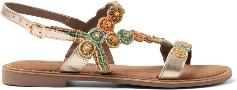 Lazamani Helena Dames Sandalen Leer Multi