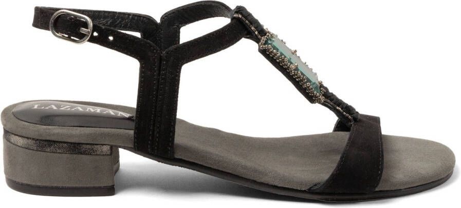 Lazamani Hilaria Dames Sandalen Suede Black
