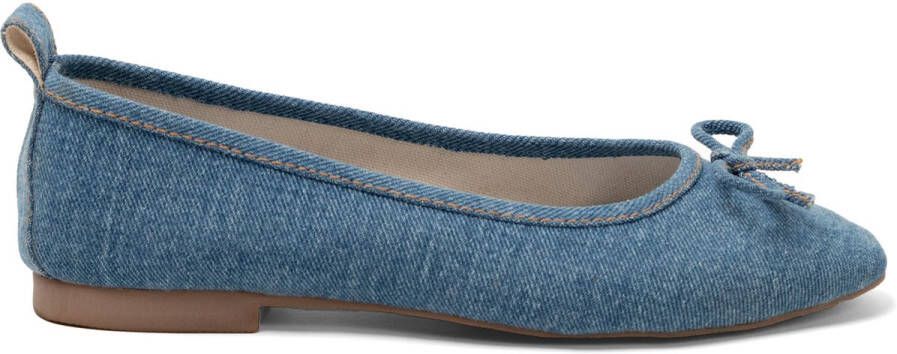 Lazamani Josefina Dames Ballerinas Denim