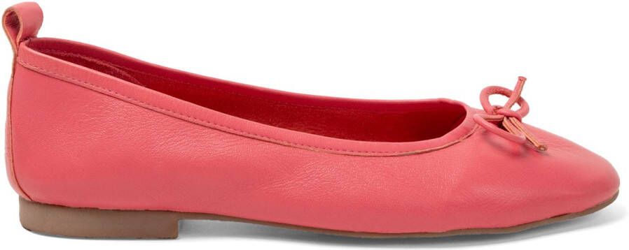 Lazamani Josefina Dames Ballerinas Leer Coral