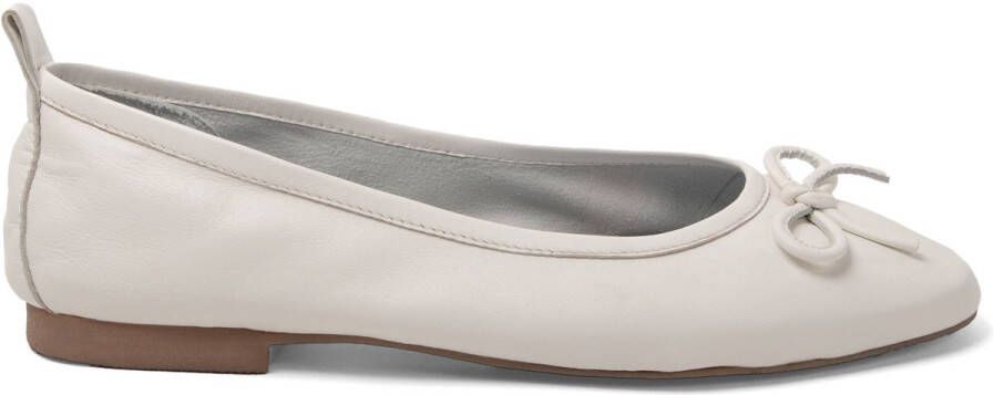 Lazamani Josefina Dames Ballerinas Leer White