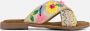 Lazamani Jute Slippers beige Textiel - Thumbnail 1
